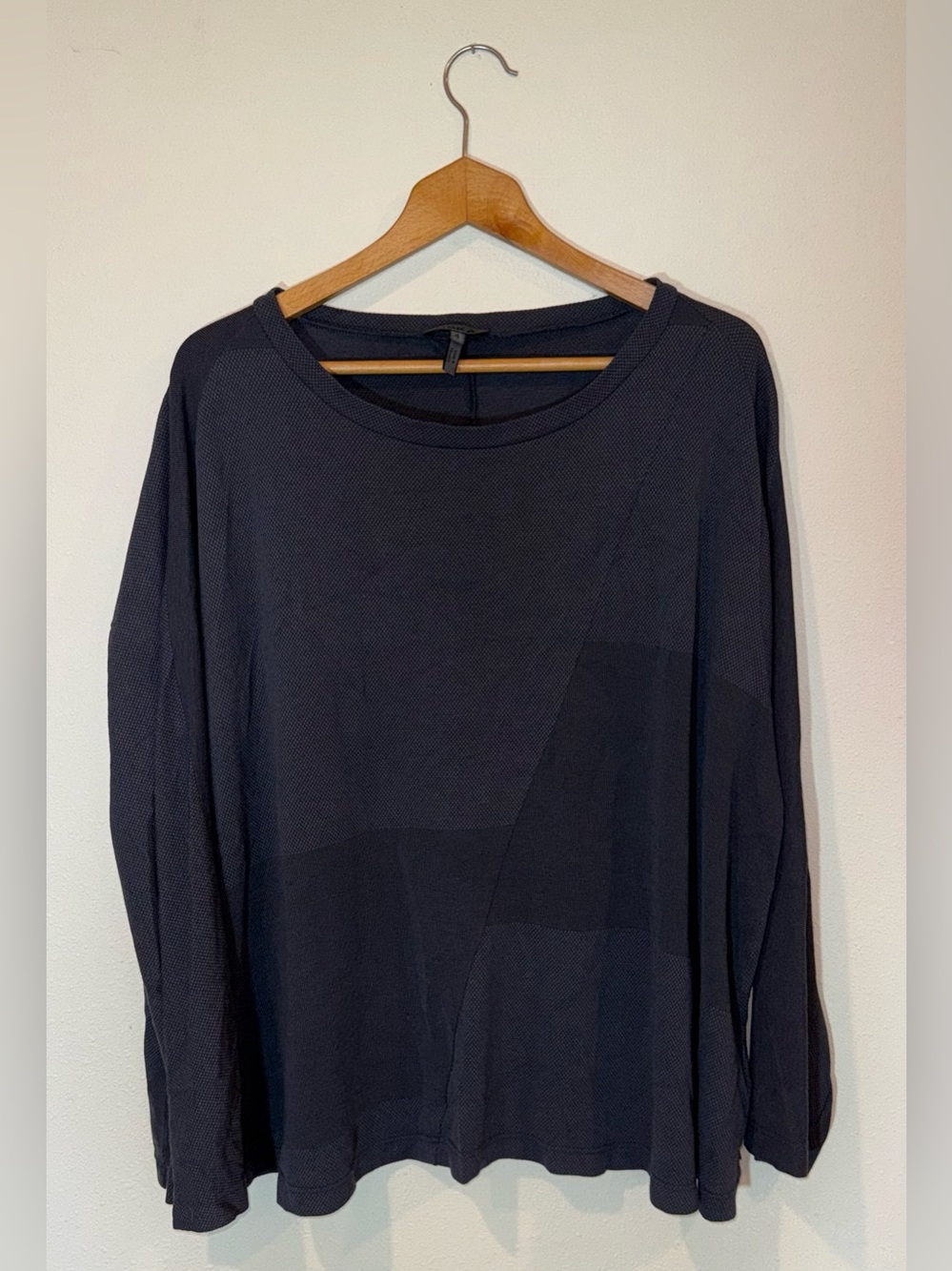 OSKA Long Sleeve Tunic Shirt in Navy Size 4